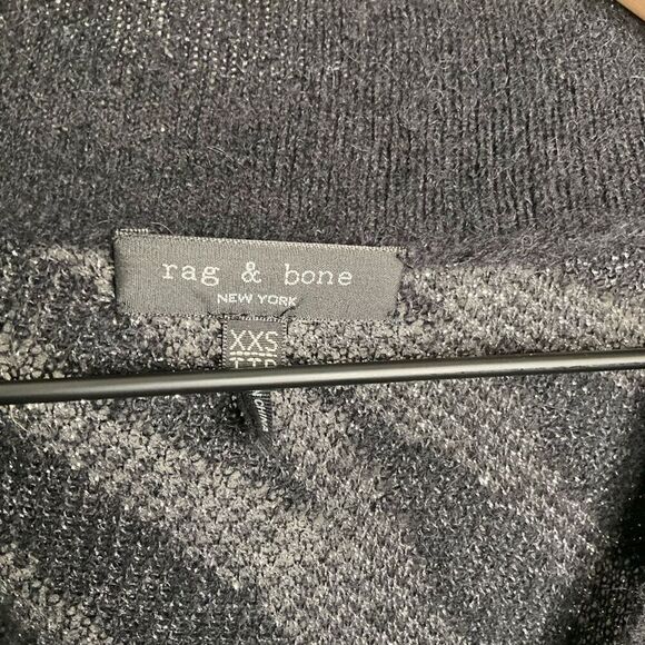 Rag & Bone Germain Metallic Zebra Striped Sweater - Picture 5 of 6